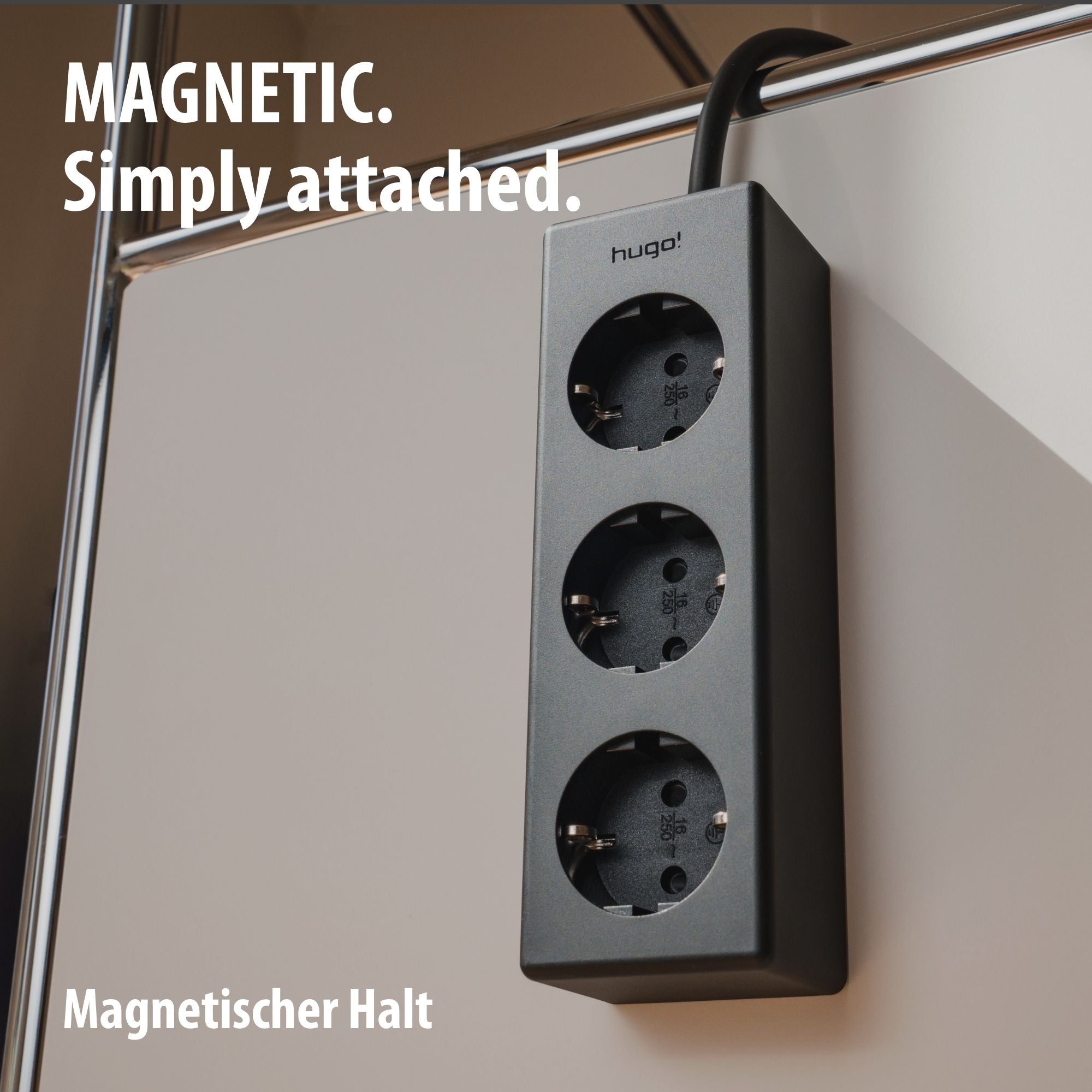 hugo! MAGNETIC Steckdosenleiste