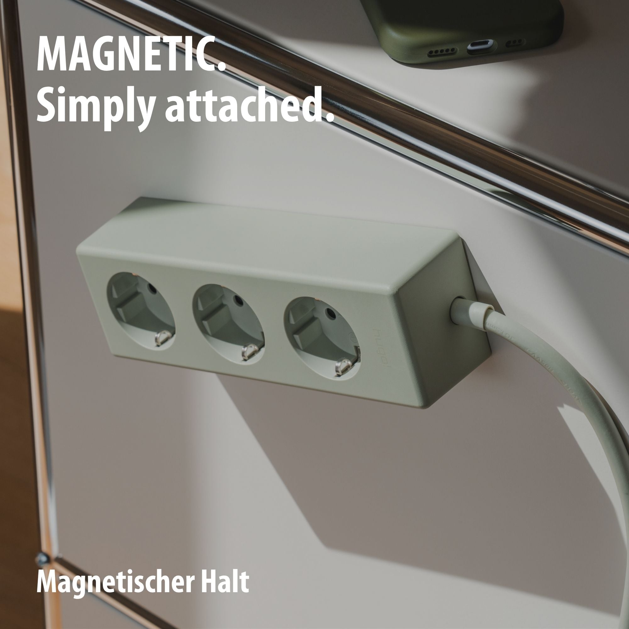 hugo! MAGNETIC Steckdosenleiste