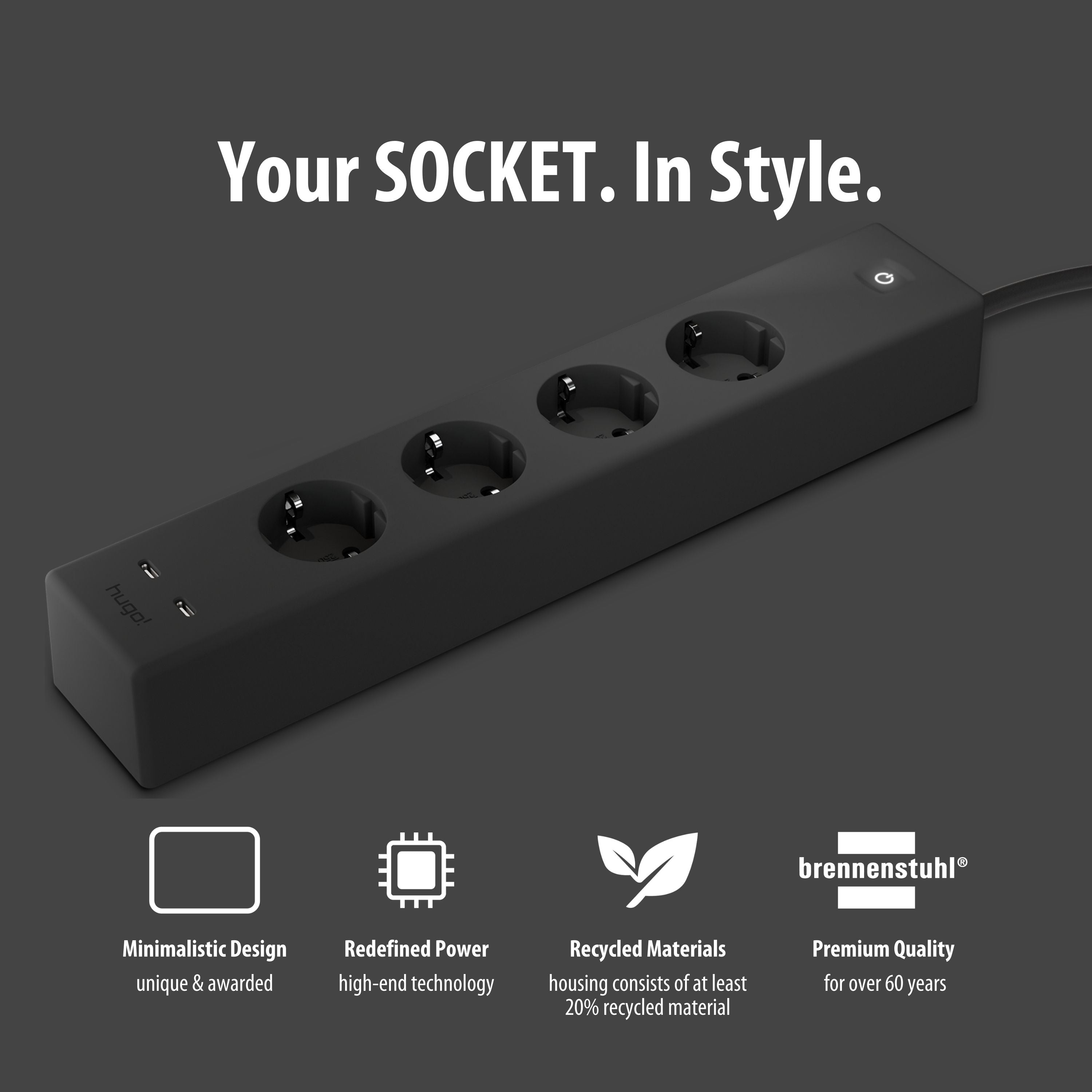Bundle hugo! SOCKET + Cable USB C