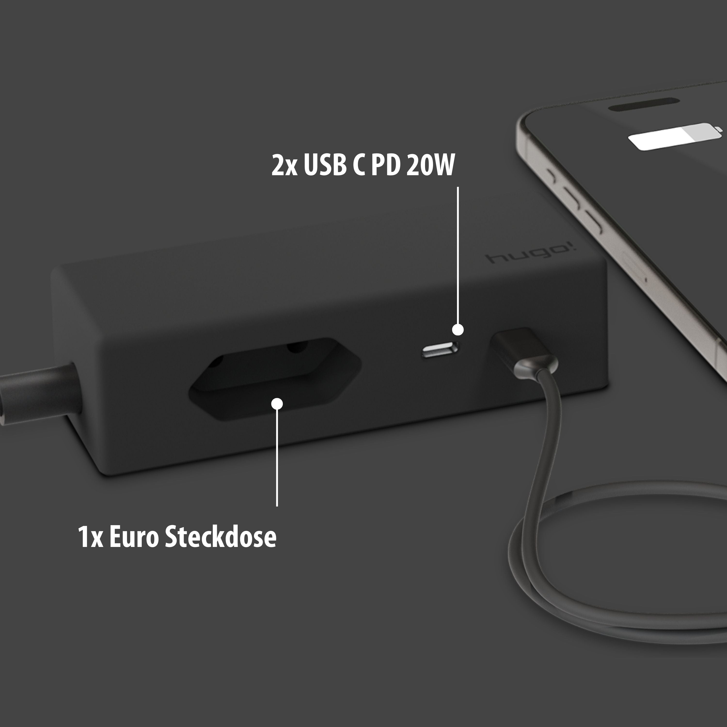 Bundle hugo! TRAVEL + Cable USB C