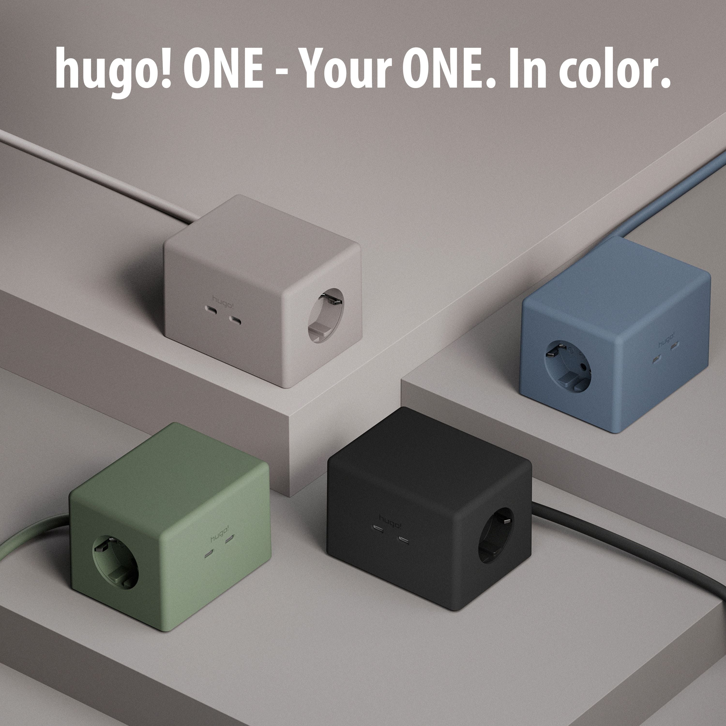 1st Gen. hugo! by Brennenstuhl ONE Design-Steckdosenwürfel