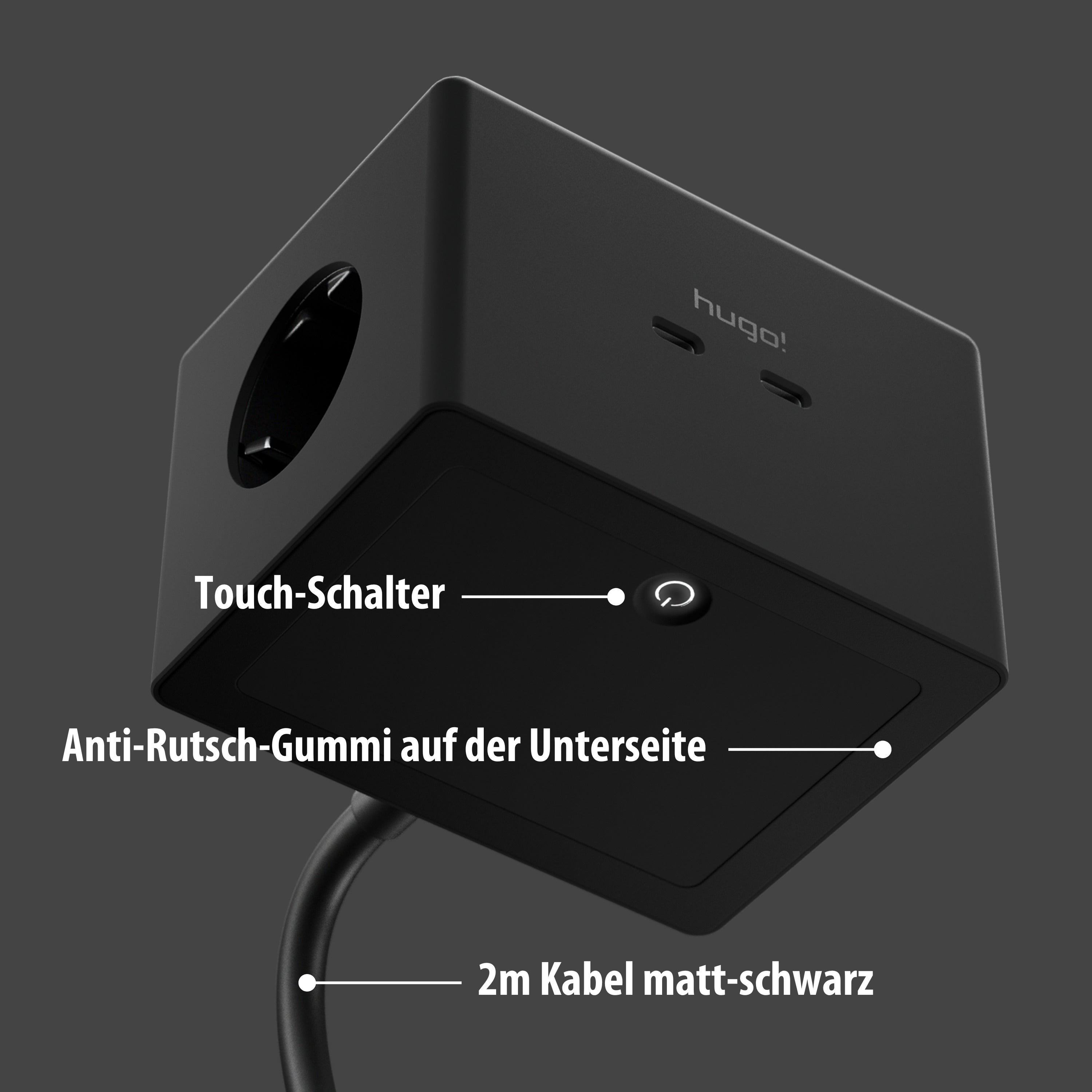 Steckdosenwürfel unten