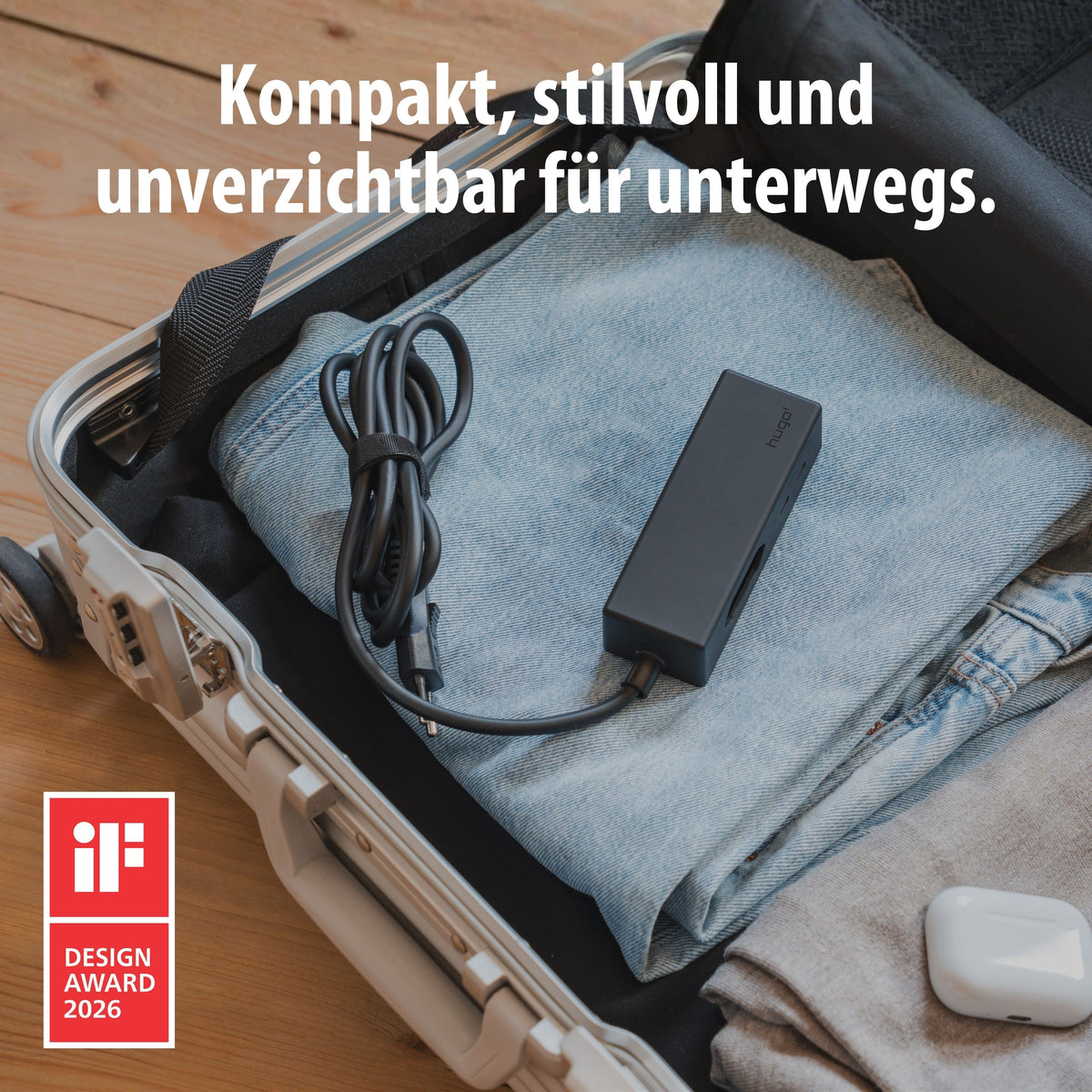 Bundle hugo! TRAVEL + Cable USB C