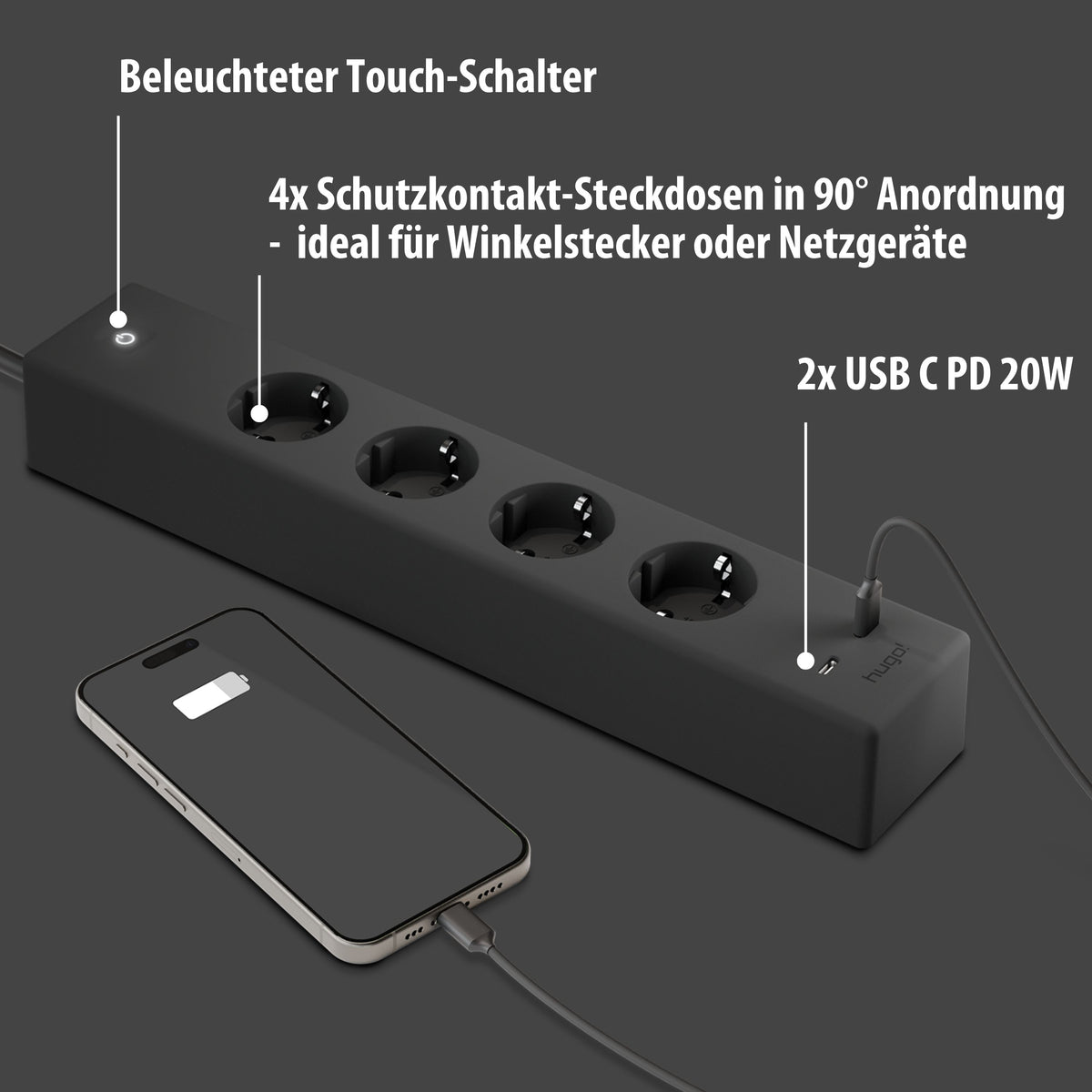 Bundle hugo! SOCKET + Cable USB C