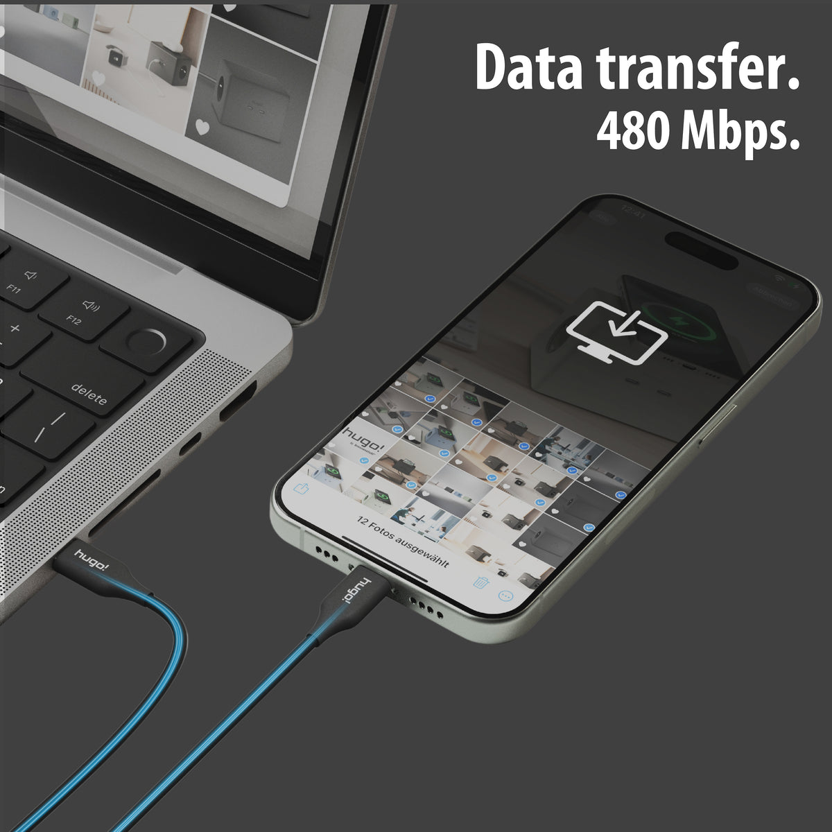 hugo! Cable USB C