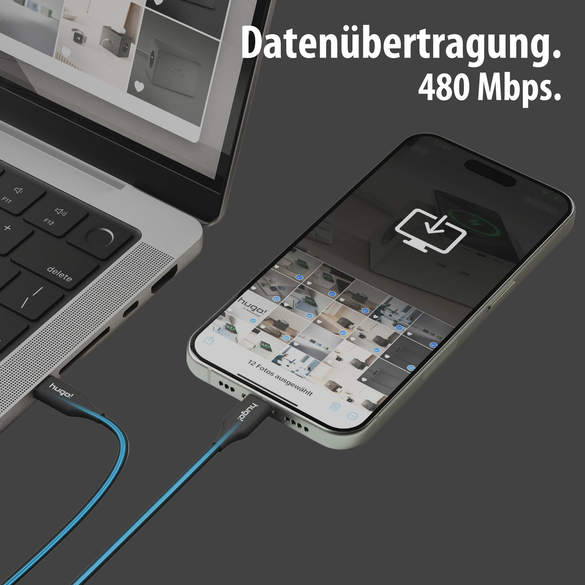 hugo! Cable USB C
