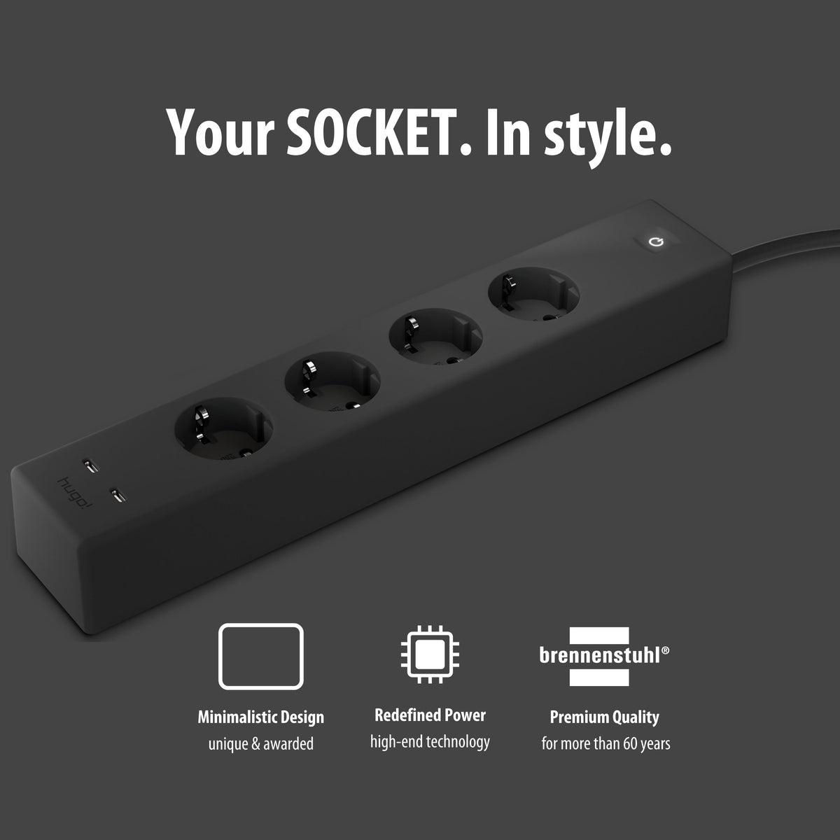 Bundle hugo! SOCKET + Cable USB C
