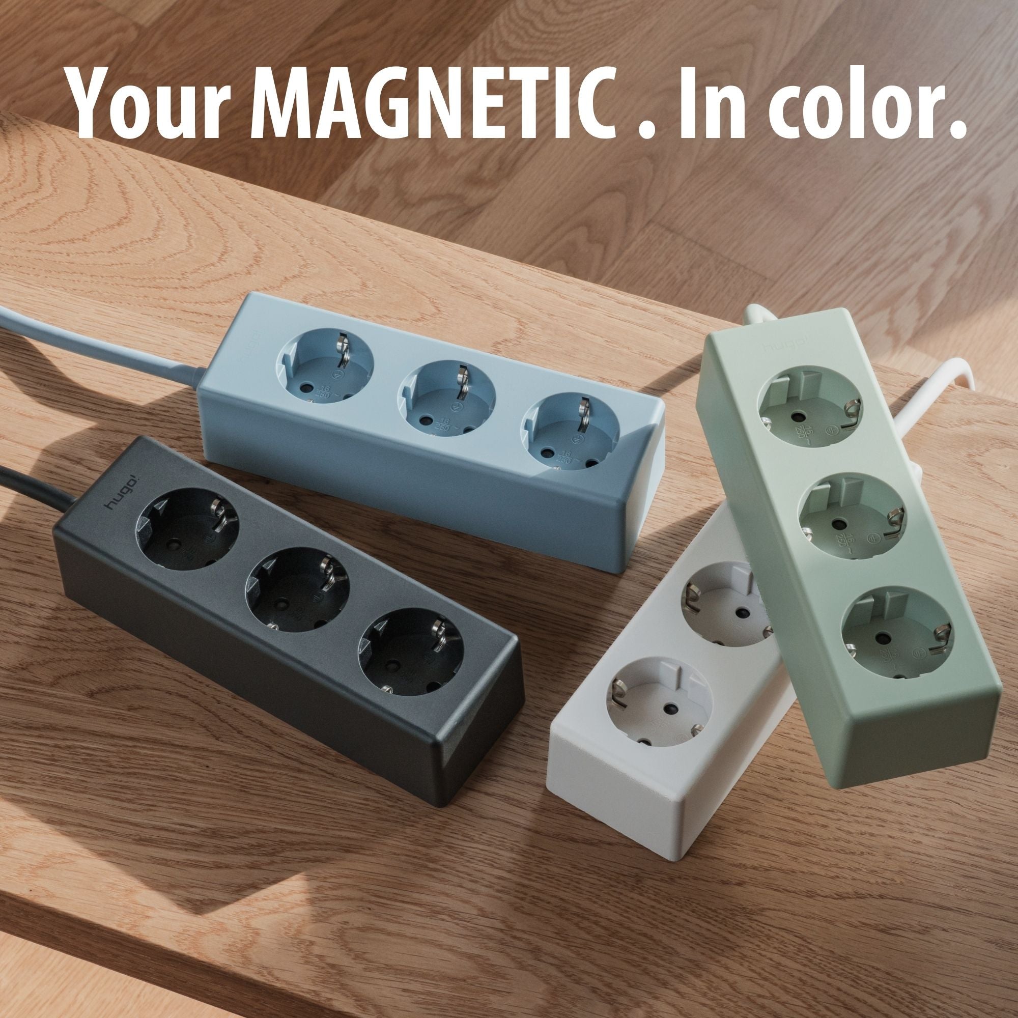 hugo! MAGNETIC Steckdosenleiste